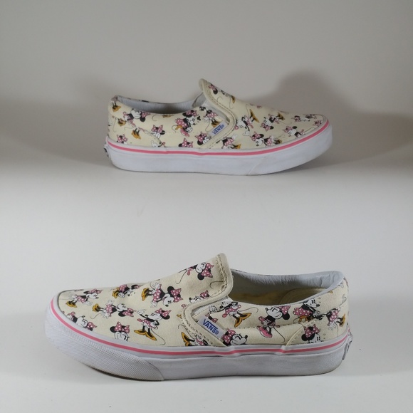 vans slip on minnie mouse